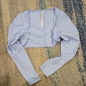 NWOT lululemon athletica Light Blue Long Sleeve Top